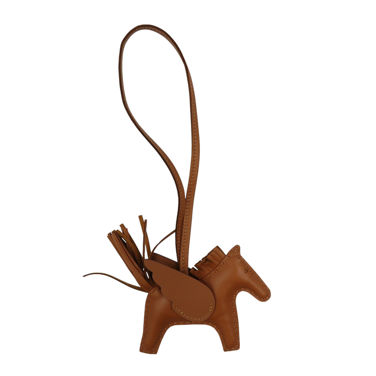 新品同様 エルメス ロデオペガサスPM ゴールド U刻印 2022年製 バッグチャーム 0509【中古】HERMES