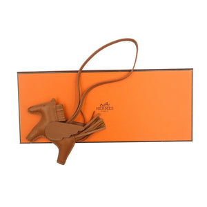 新品同様 エルメス ロデオペガサスPM ゴールド U刻印 2022年製 バッグチャーム 0509【中古】HERMES