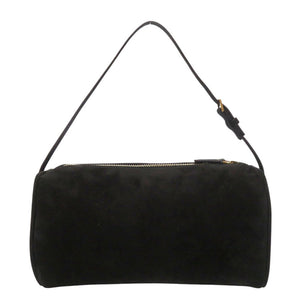 美品 ザ ロウ 90's Bag W1281 L87 ヌバック トップハンドル ハンドバッグ ブラック 黒 0523【中古】THE ROW