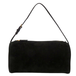 美品 ザ ロウ 90's Bag W1281 L87 ヌバック トップハンドル ハンドバッグ ブラック 黒 0523【中古】THE ROW