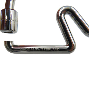 美品 エルメス シュバル メタル シルバー キーホルダー キーリング 0525【中古】HERMES