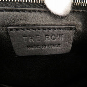 美品 ザ ロウ Bourse Clutch ブルス W1280L97BLPL カーフスキンレザー ブラック 2way クラッチバッグ 黒 0532【中古】THE ROW
