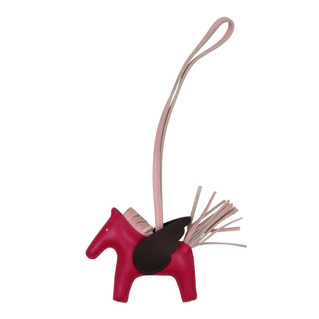 美品 エルメス ロデオペガサスPM アニョーミロ ローズメキシコ ローズサクラ ルージュセリエ Z刻印 バッグチャーム【中古】HERMES