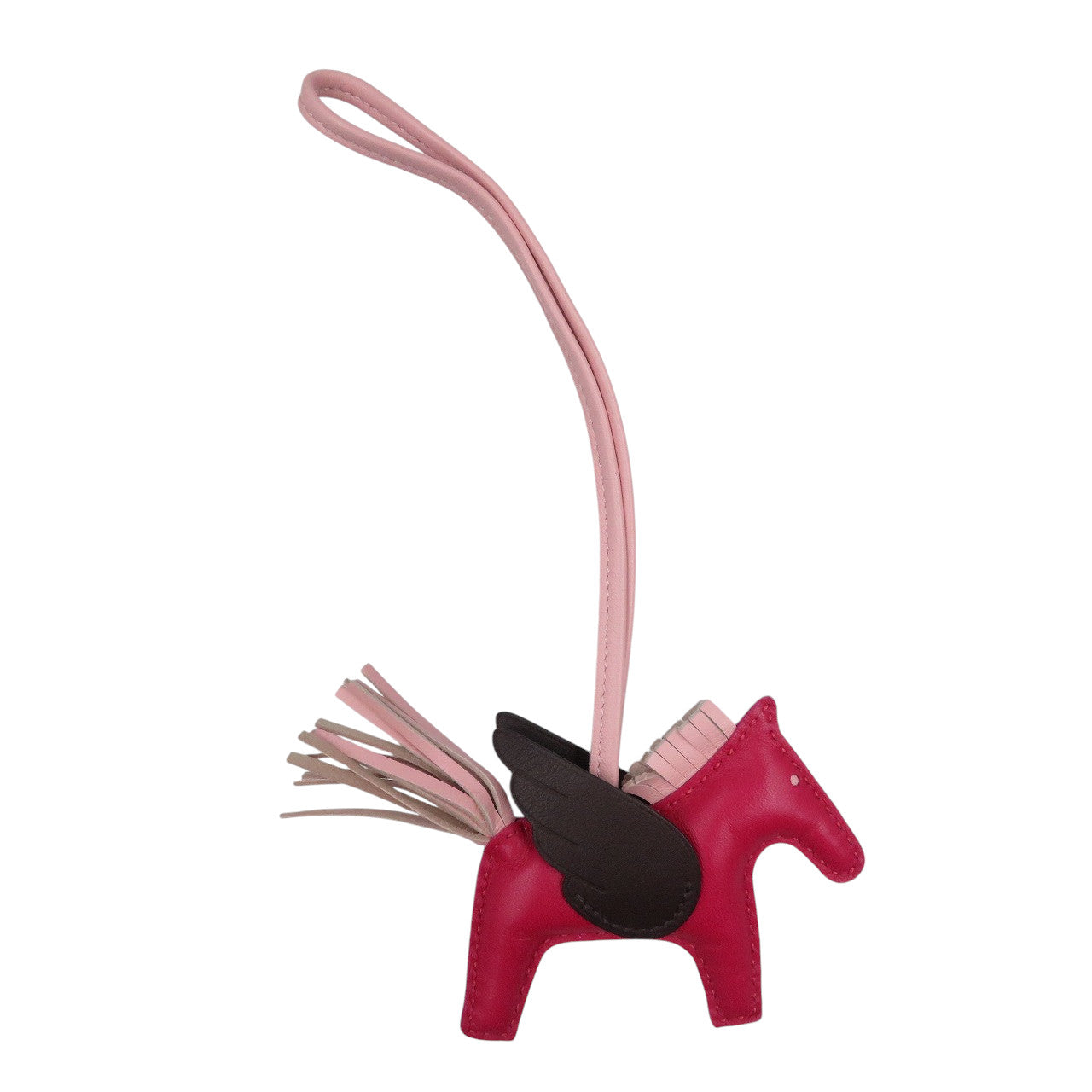 美品 エルメス ロデオペガサスPM アニョーミロ ローズメキシコ ローズサクラ ルージュセリエ Z刻印 バッグチャーム【中古】HERMES