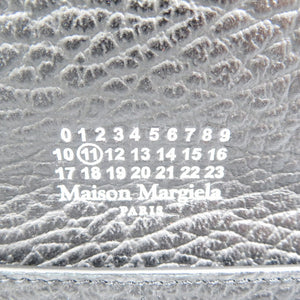 未使用 メゾンマルジェラ 4ステッチ SA3TT0003 レザー シルバー金具 ブラック 黒 長財布 0053【中古】Maison Margiela