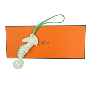 未使用 エルメス イポ タツノオトシゴ アニョーミロ ヴェールフィズ ヴェールコミック クレ バッグチャーム 0558【中古】HERMES