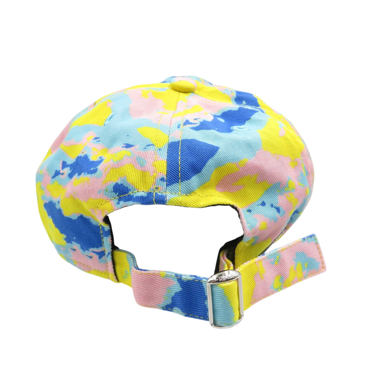 美品 ロエベ EYE NATURE ベースボール キャップ コットン シルバー金具 マルチカラー 0570【中古】LOEWE