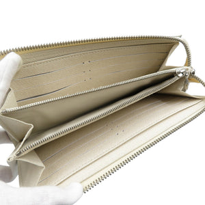 新品同様 ルイヴィトン ポルトフォイユ アストリッド M6659J エピレザー シルバー金具 イヴォワール ホワイト 長財布 0576【中古】LOUIS VUITTON