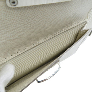 新品同様 ルイヴィトン ポルトフォイユ アストリッド M6659J エピレザー シルバー金具 イヴォワール ホワイト 長財布 0576【中古】LOUIS VUITTON