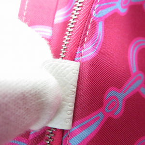 美品 エルメス ラウンドファスナー アザップ シルクイン ロング B刻印 ヴォーエプソン シルバー金具 グリパール ルビー 長財布 0579【中古】HERMES