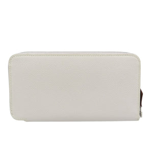 美品 エルメス ラウンドファスナー アザップ シルクイン ロング B刻印 ヴォーエプソン シルバー金具 グリパール ルビー 長財布 0579【中古】HERMES