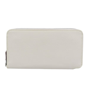 美品 エルメス ラウンドファスナー アザップ シルクイン ロング B刻印 ヴォーエプソン シルバー金具 グリパール ルビー 長財布 0579【中古】HERMES