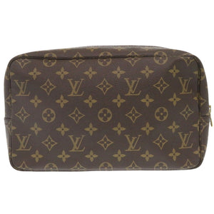 美品 ルイ ヴィトン トゥルース トワレット モノグラム M47522 ブラウン ポーチ LV 0587【中古】LOUIS VUITTON