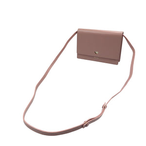 未使用 ポールスミス ハート レザー ゴールド金具 ピンク ショルダーウォレット 長財布 0594【中古】Paul Smith