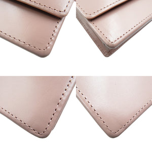 未使用 ポールスミス ハート レザー ゴールド金具 ピンク ショルダーウォレット 長財布 0594【中古】Paul Smith