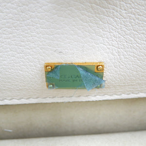 美品 ドルチェアンドガッバーナ レザー ゴールド金具 ベージュ セミショルダー ワンショルダーバッグ 0613【中古】DOLCE&GABBANA