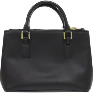 美品 トリーバーチ 2WAY ロビンソン マイクロジップトート レザー ゴールド金具 ブラック 黒 ハンドバッグ 0630【中古】Tory Burch
