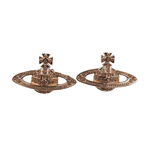 未使用 ヴィヴィアンウエストウッド オーブ メタル ピンクゴールド ピアス 0649【中古】Vivienne Westwood