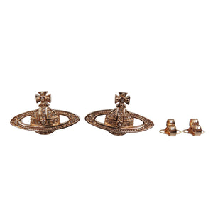 未使用 ヴィヴィアンウエストウッド オーブ メタル ピンクゴールド ピアス 0649【中古】Vivienne Westwood