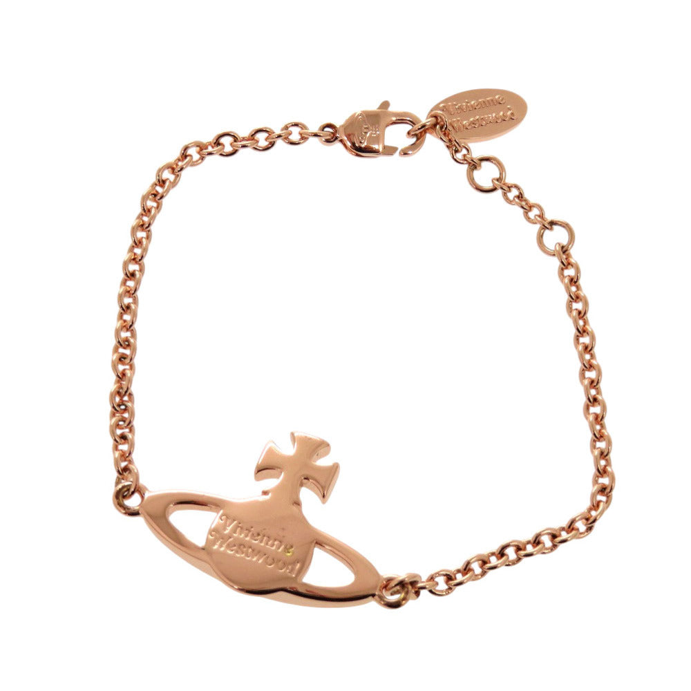 新品同様 ヴィヴィアン ウエストウッド オーブ ストーン ピンクゴールド ブレスレット アクセサリー 0654 【中古】 Vivienne Westwood