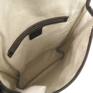 グッチ 223666 GGスプリーム ブラウン ショルダーバッグ 0655【中古】GUCCI