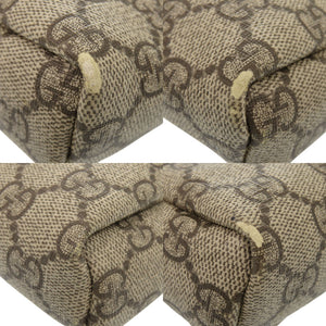 グッチ 223666 GGスプリーム ブラウン ショルダーバッグ 0655【中古】GUCCI