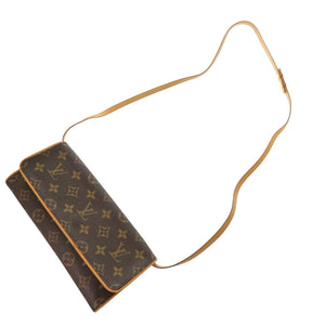 ルイ ヴィトン ポシェットツイン GM モノグラム M51852 ショルダーバッグ LV 0658【中古】LOUIS VUITTON