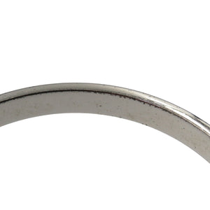 エルメス ベルトモチーフ メタル シルバー ブラック バングル 0659【中古】HERMES