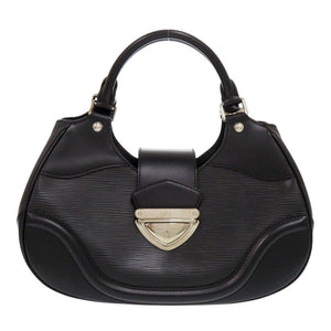 美品 ルイ・ヴィトン
 サックモンテーニュ エピ M59302 ハンドバッグ
 エピレザー ノワール LV 0681
【中古】LOUIS VUITTON レディース