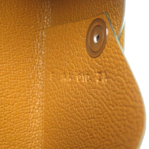 新品同様 エルメス カルヴィ シェーブル ヴェールクリケット シルバー金具 B刻印(2023年製) カードケース 緑 0698【中古】HERMES