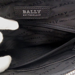 未使用品 バリー FHOLLER.NPR 27 MULTIBLUESKY ナイロン ブルー クラッチバッグ 青 0710【中古】BALLY