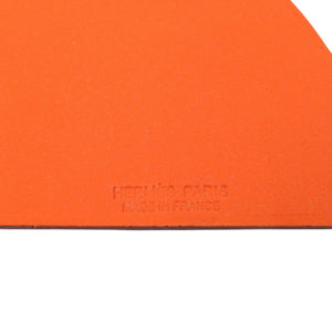 美品 エルメス プティアッシュ サマルカンド シェーブル ヴォースイフト ローズパープル オレンジ バッグチャーム キーホルダー 0717【中古】HERMES