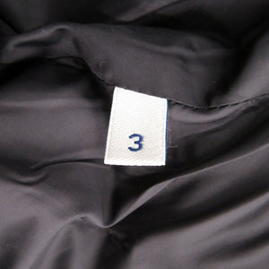 美品 モンクレール RYAN GIUBBOTTO フード付きダウン B20914139285 ナイロン 牛革 サイズ3 グレー ダウンブルゾン 0731【中古】MONCLER メンズ