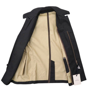 新品同様 モンクレール BLAISE GIUBBOTTO 163057110 776 コットン ブラック ジャケット サイズ2 ブラック 黒 0732【中古】MONCLER