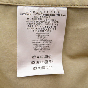 新品同様 モンクレール BLAISE GIUBBOTTO 163057110 776 コットン ブラック ジャケット サイズ2 ブラック 黒 0732【中古】MONCLER