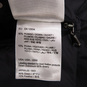 美品 モンクレール ROUX GIUBBOTTO 420914180800 ダウン フェザー サイズ2 ネイビー ダウンジャケット 0733【中古】MONCLER