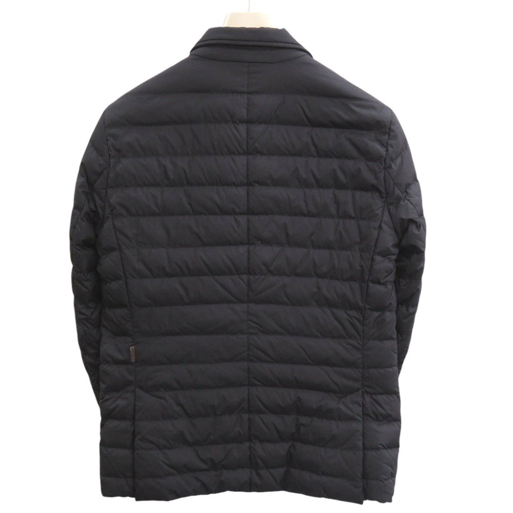 美品 モンクレール GASCOGNE GIACCA 420913093350 ダウン フェザー サイズ1 ネイビー ダウンジャケット 0735【中古】MONCLER