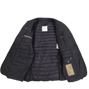 美品 モンクレール GASCOGNE GIACCA 420913093350 ダウン フェザー サイズ1 ネイビー ダウンジャケット 0735【中古】MONCLER