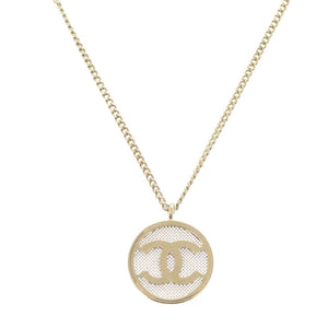 美品 シャネル ココマーク GP ゴールド ネックレス 0756【中古】CHANEL