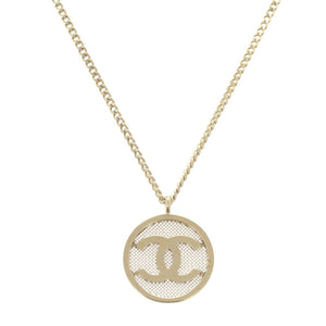 美品 シャネル ココマーク GP ゴールド ネックレス 0756【中古】CHANEL