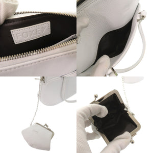 美品 フォクシー エヴリデイ サクセス レザー ホワイト 2WAY ショルダーバッグ 白 0761【中古】FOXEY