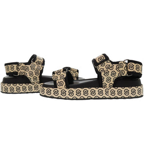 美品 サルヴァトーレフェラガモ ロゴ ガンチーニ レザー ベージュ サイズ7 サンダル 0769【中古】Salvatore Ferragamo