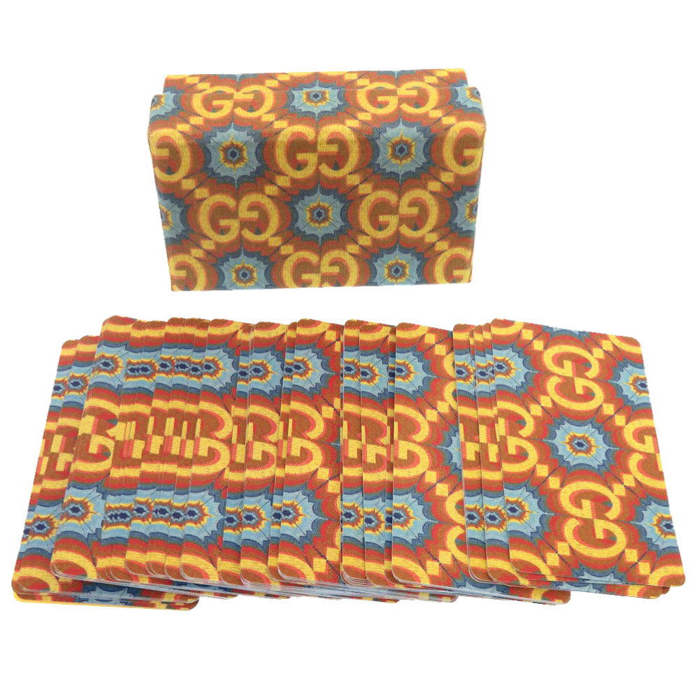 新品同様 グッチ クイズカード 100週年記念 ノベルティ GG マルチカラー カードゲーム 0772 【中古】 GUCCI