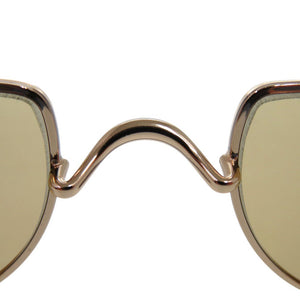 美品 クロエ CE158S 856 140 サングラス メタル ローズゴールド 0781【中古】Chloe