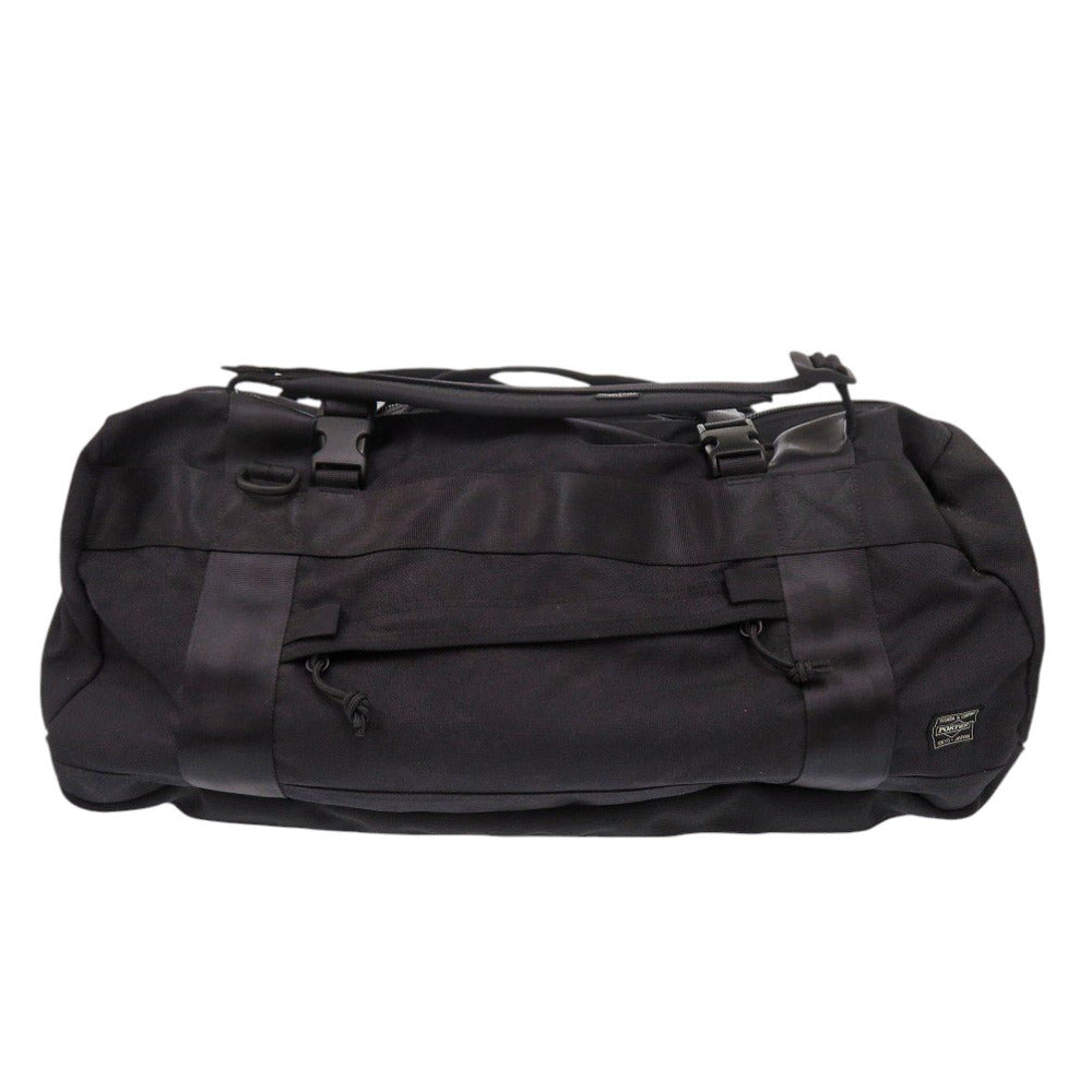美品 ポーター ブースパック L 吉田カバン コーデュラナイロンオックス ブラック ボストンバッグ 黒 0784【中古】PORTER