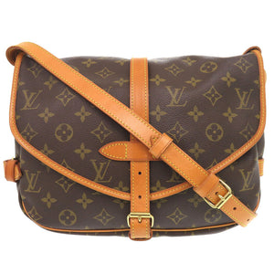 ルイ ヴィトン ソミュール30 モノグラム M42256 ショルダーバッグ LV 0789 【中古】 LOUIS VUITTON