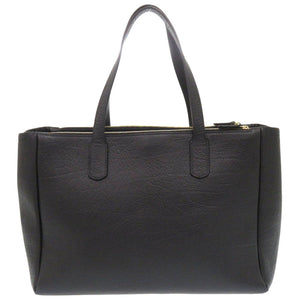 美品 ブルガリ レザー 284477 ブラック ハンドバッグ トートバッグ 黒 0791【中古】BVLGARI