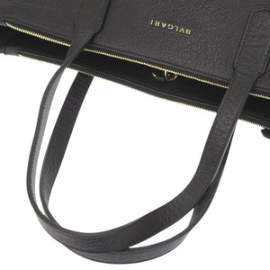美品 ブルガリ レザー 284477 ブラック ハンドバッグ トートバッグ 黒 0791【中古】BVLGARI