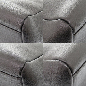 美品 ブルガリ レザー 284477 ブラック ハンドバッグ トートバッグ 黒 0791【中古】BVLGARI