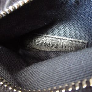 新品同様 サンローランパリ 556475 アメリカンフラッグ キャンバス ブラック 黒 青 赤 白 コンパクトウォレット 3つ折り財布 財布 0820【中古】SAINT LAURENT PARIS